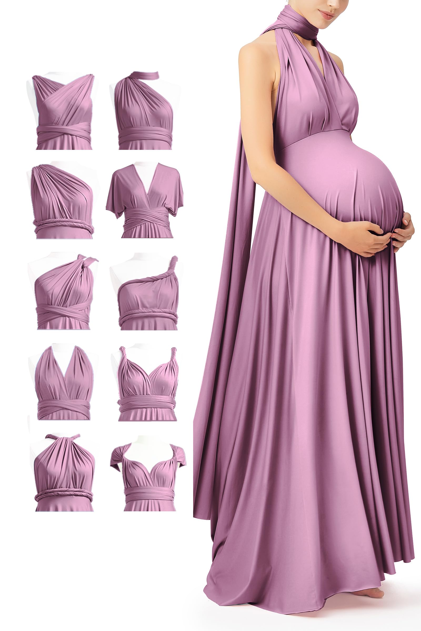 72styles Maternity Infinity Wrap Dress