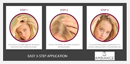 Miniatura 8 de Ambiance Dry Shampoo Limpia 3 en 1 cubre y oculta Absorbe el aceite para refrescar el cabello estimulando el cuerpo y el brillo Cubre las raíces y