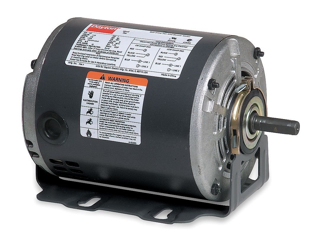 Dayton Motor,1/4 HP,1725 RPM,48Z,115/208-230V
