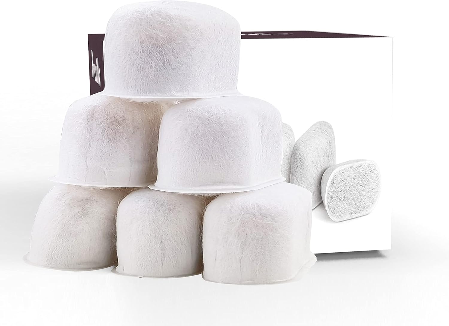 6 Pack Charcoal Water Filters Compatible with Breville