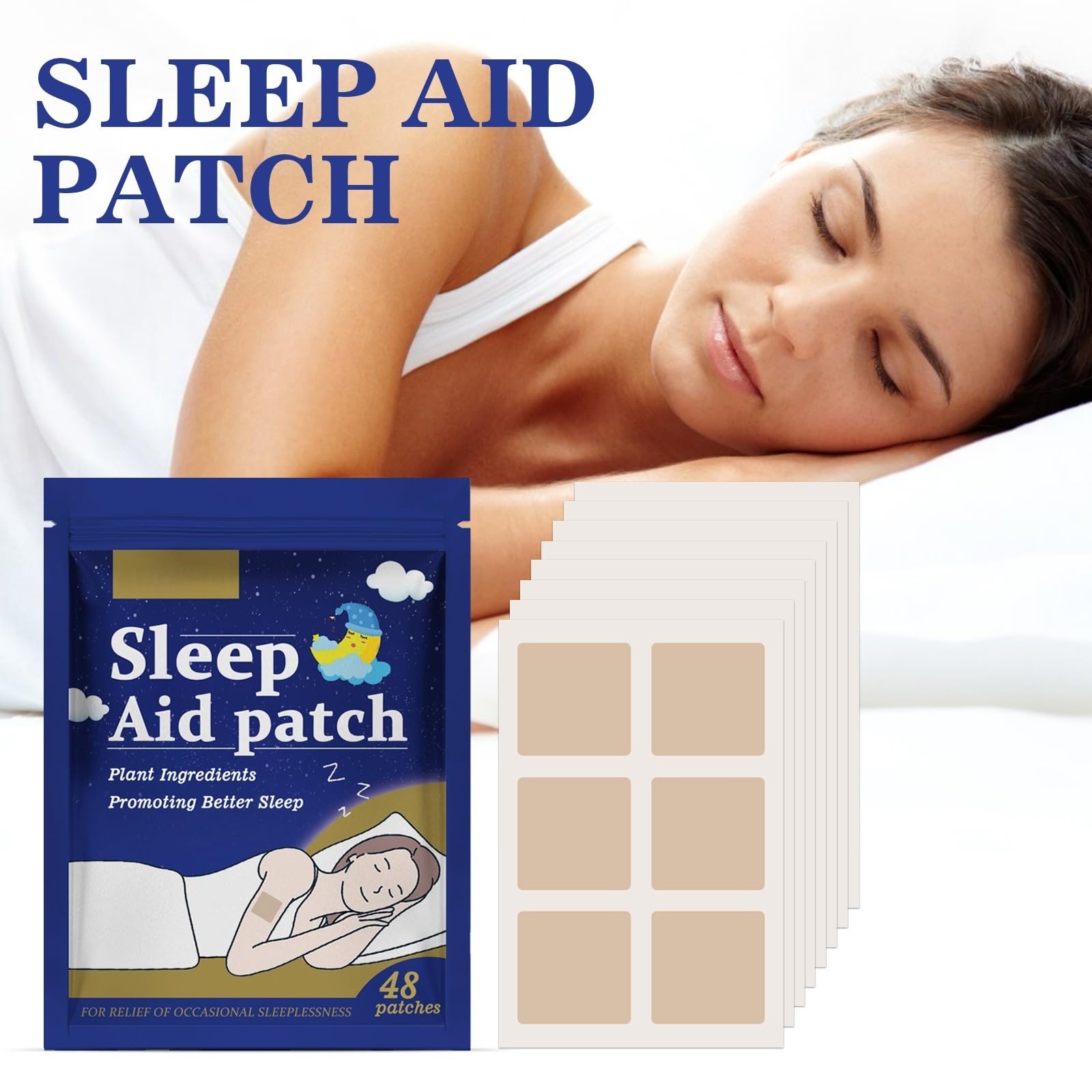 Naturali Deep Sleep Patch per Adulti per Boost Sleep Quality, Ease Fatigue and Stress
