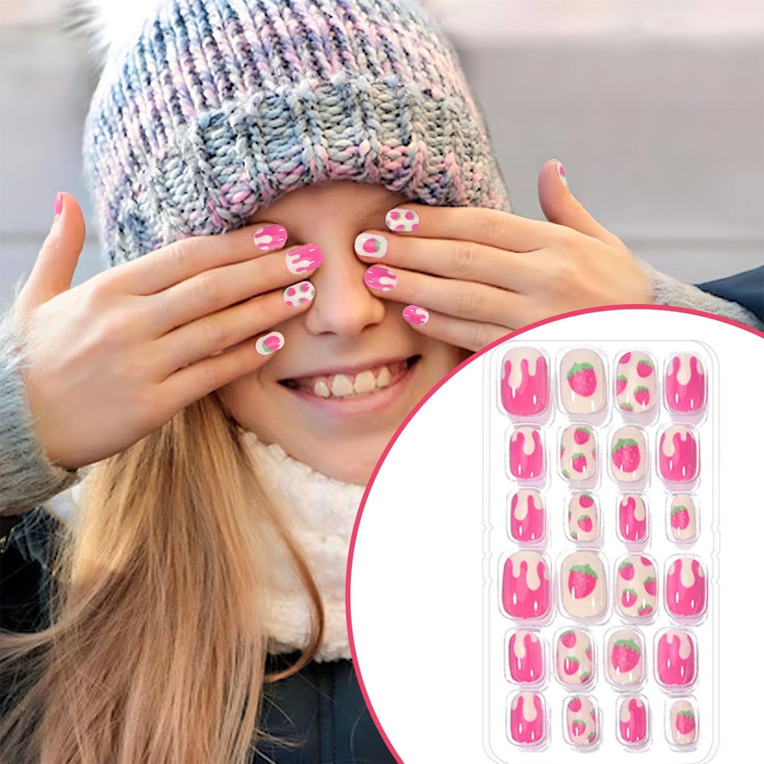 192 Punti Artistici Malati Per Bambini, Modello Di Cartoni Animati -Design, Fai -Da -Te -Nagen -Accessoires, Decorazione Di Unghie Carini (Con Adesivi Adesivi, Unghie -Be -Strie).