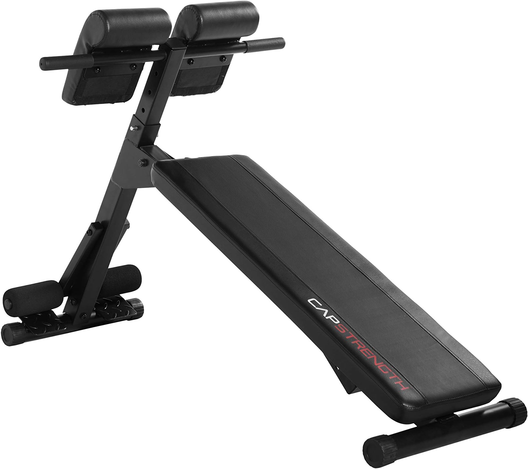 CAP Strength Hyperextension/Ab Bench, Black