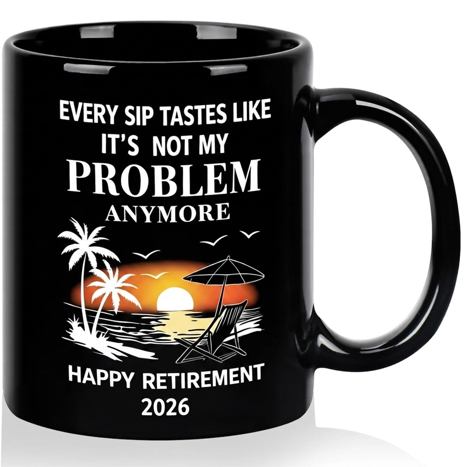 Azrra 2026 Retirement Gifts for Men Women, 11 oz Ceramic Coffee Mug