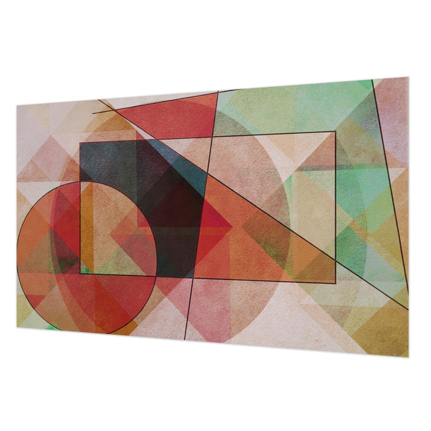 Papier peint haute qualité abstraction géométrique Tulup 416x254 cm colle fournie