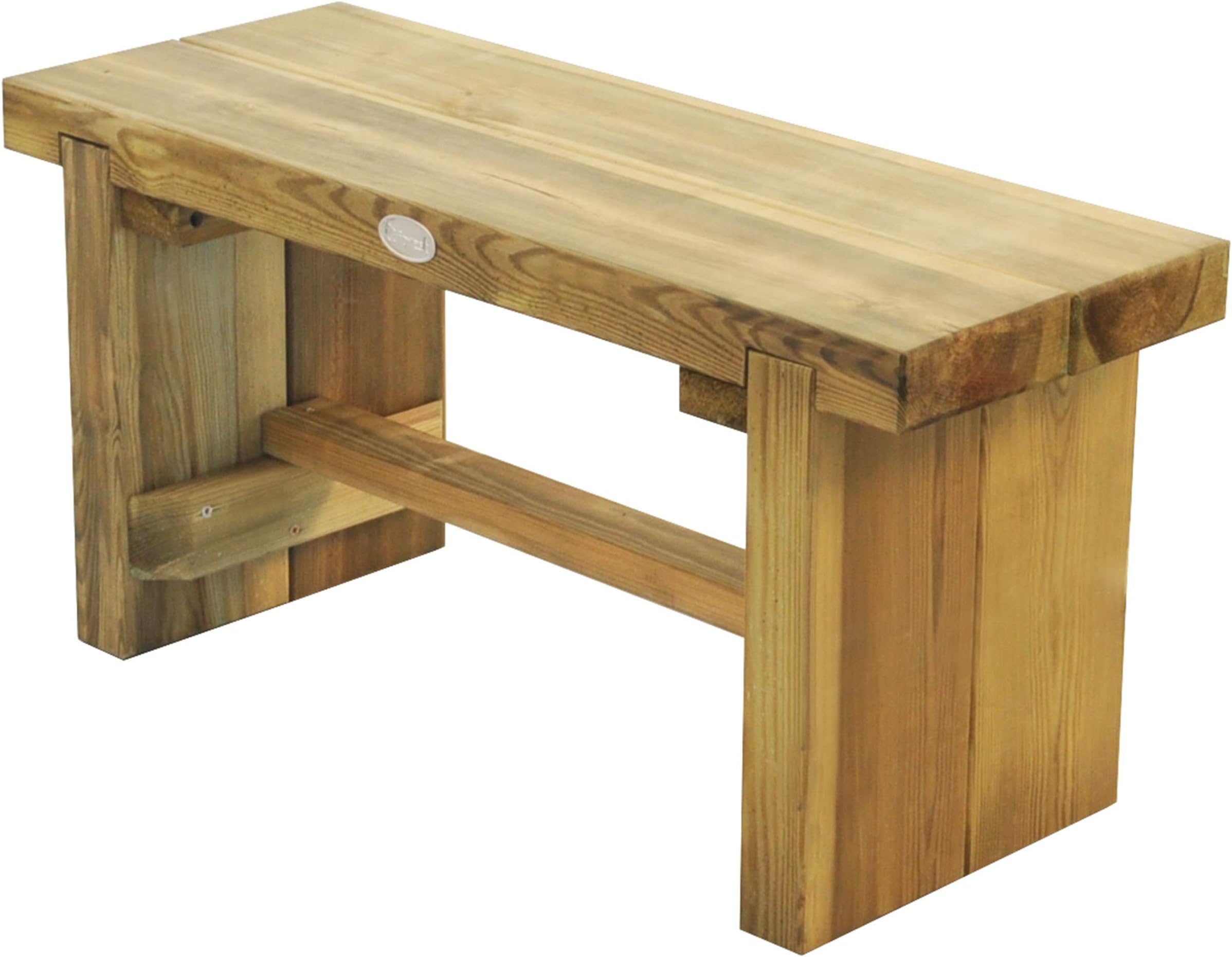Forest Garden Forest Double Sleeper Bench 0.9 m, Pressure Treated
