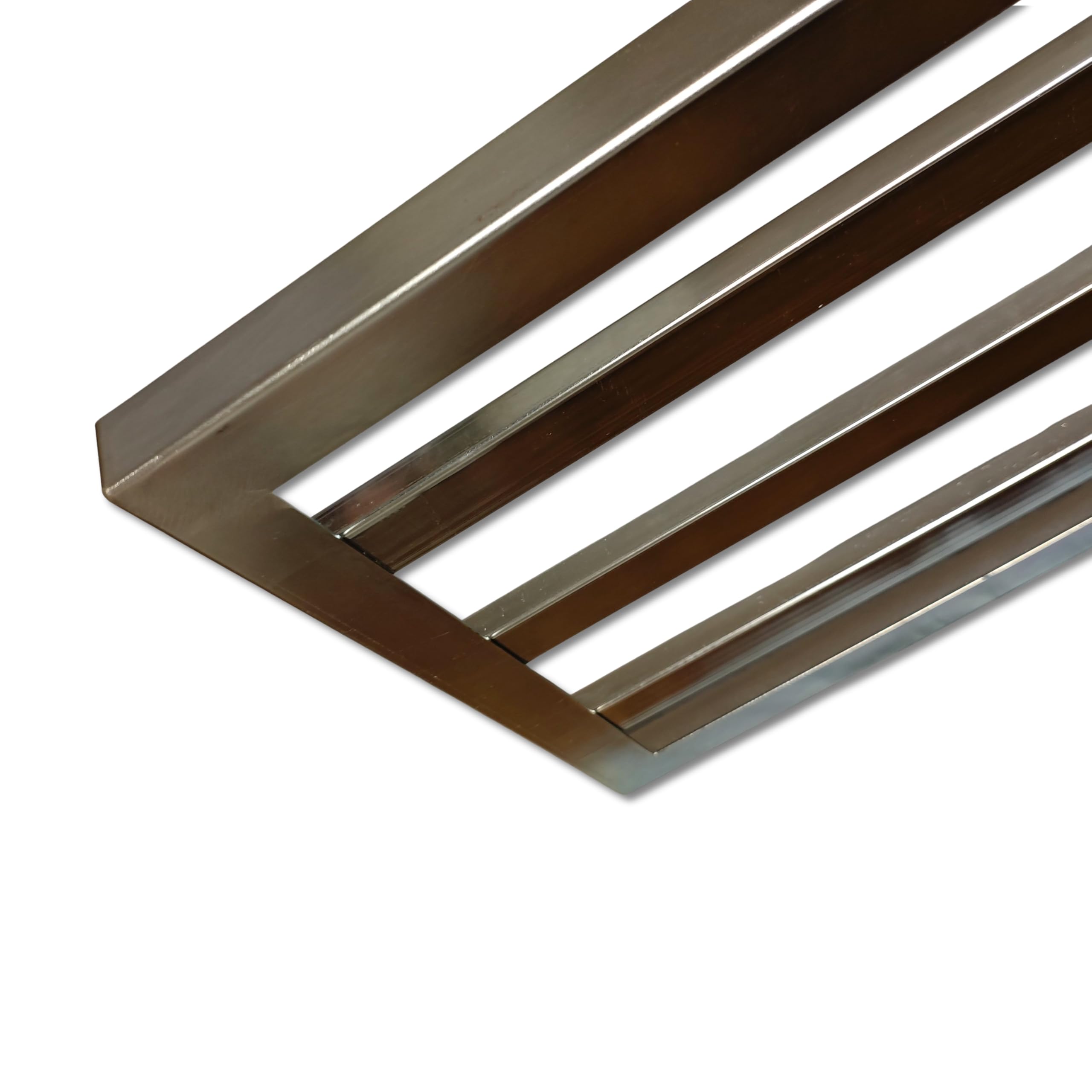 Triple XL Rasenrakel 118 x 30 cm aus Carbonstahl – Profi Leveling Rake ohne Stiel – Flächenebner für große Rasenflächen – 3,4 kg – Ø 22 mm Stielaufnahme