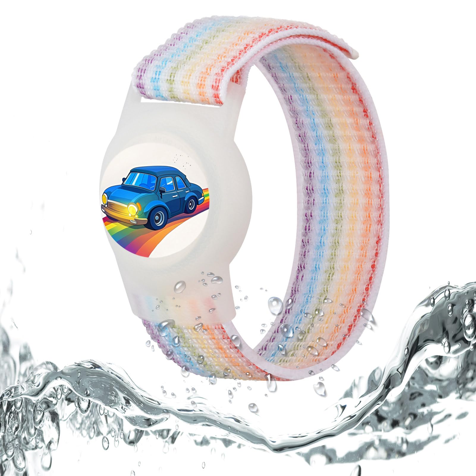 Dingfeiyu Airtag Pulsera niño, Funda Airtag Llavero Case Holder, Correa protección niños, localizador GPS Pulsera para niño Anti-arañazos — view 16