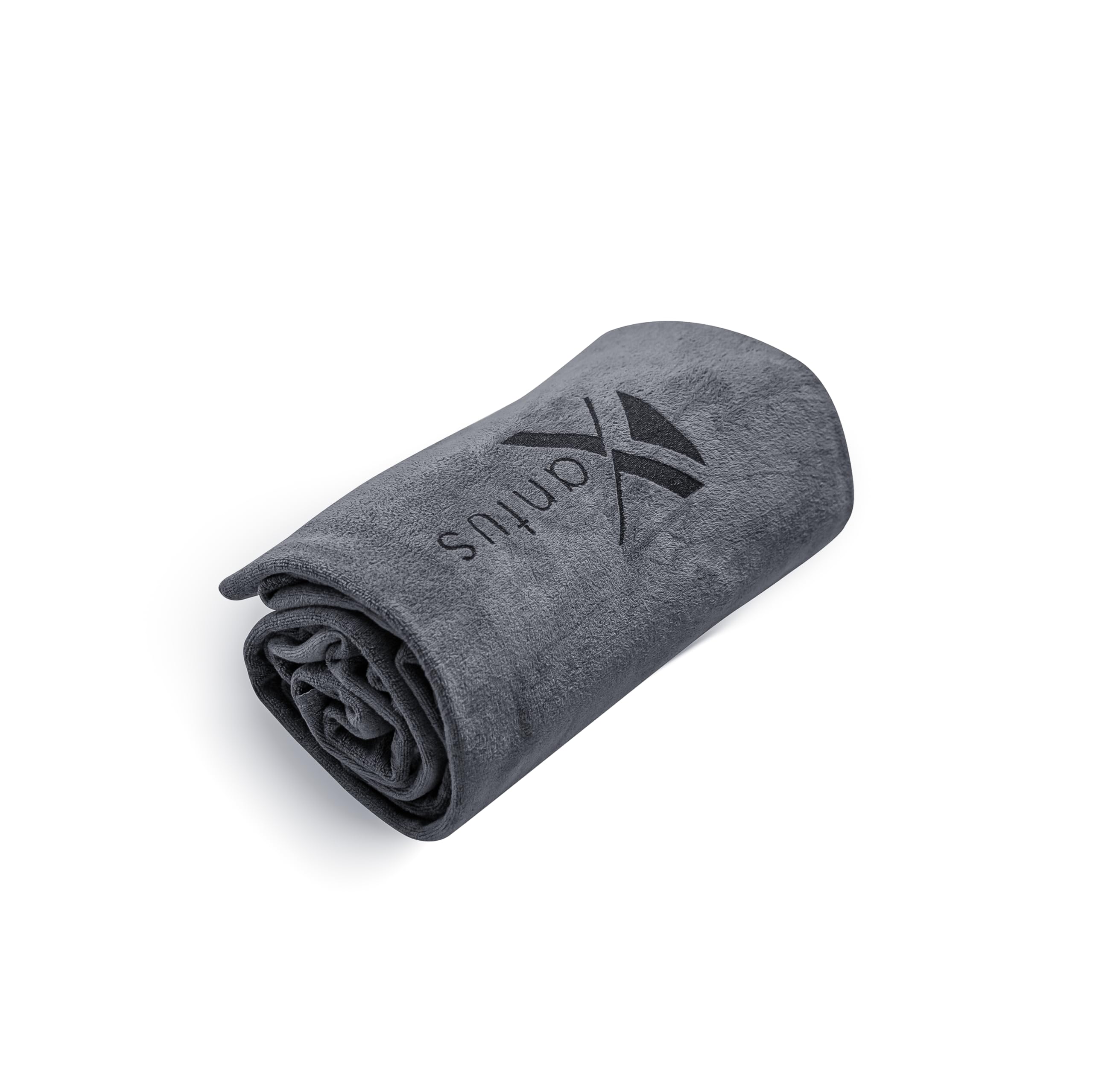 100 x 250 cm, asciugamano in microfibra extra grande, in XXXL, 1 m x 2,5 m, ad asciugatura rapida, grigio, da spiaggia, da fitness, da sauna