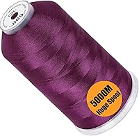 Vista 64 de New brothread - Bobina única de 5000 m de hilo de poliéster para máquina de bordar 40WT para máquinas comerciales y domésticas - Marigold