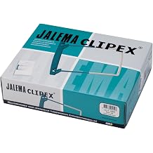 Jalema Clipex 5720049 Filing Clips for Long-Term Archiving Petrol-Free PVC-Free Softener-Free Pack of 100 Green
