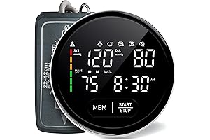 Automatic Blood Pressure Monitor - Accurate Upper Arm BP Checking Machine for Home Use