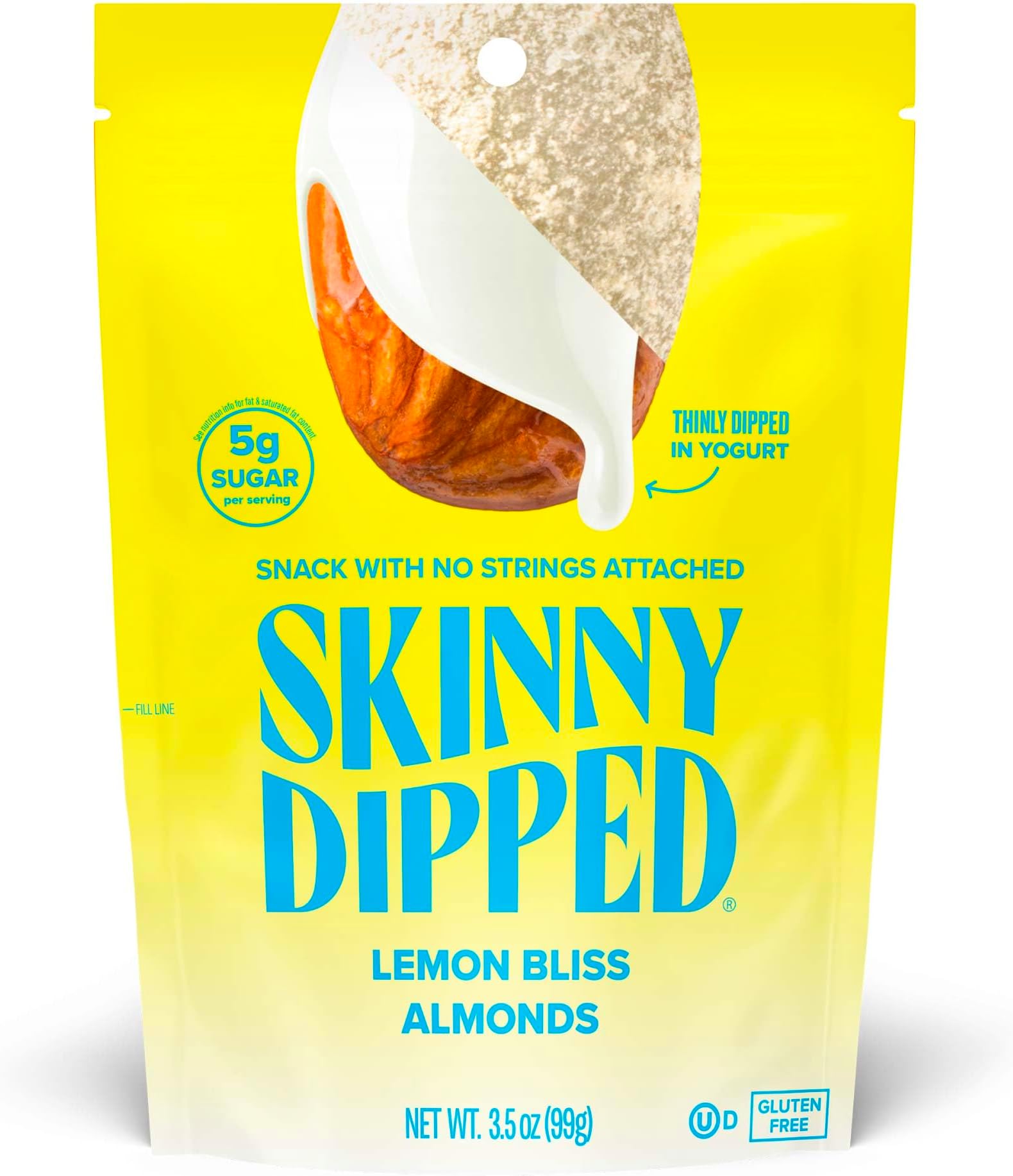 SkinnyDipped, Skinny Dipped Almonds, Lemon Bliss, 3.5 oz (99 g)