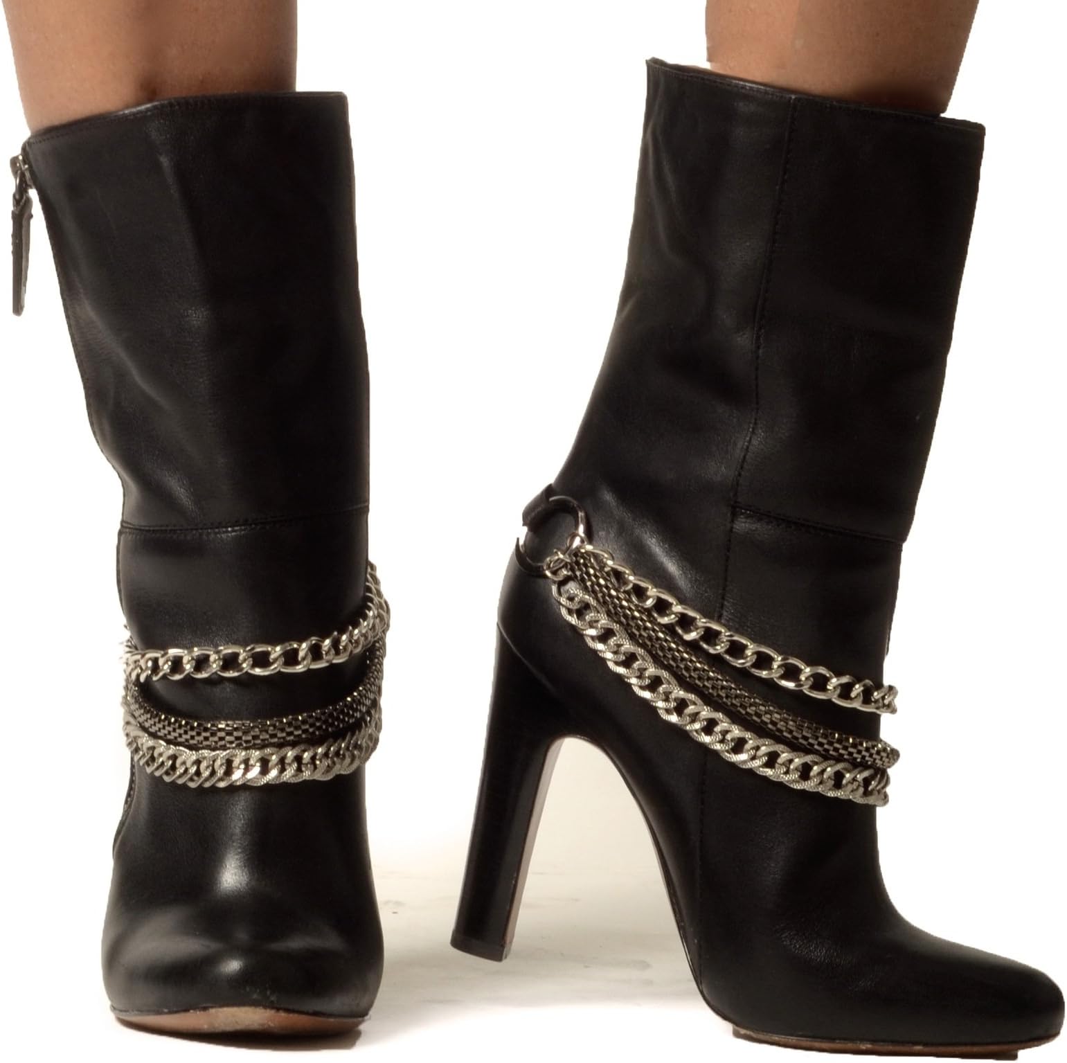 Sassy Strapps Women's Triple Chain Boot Straps