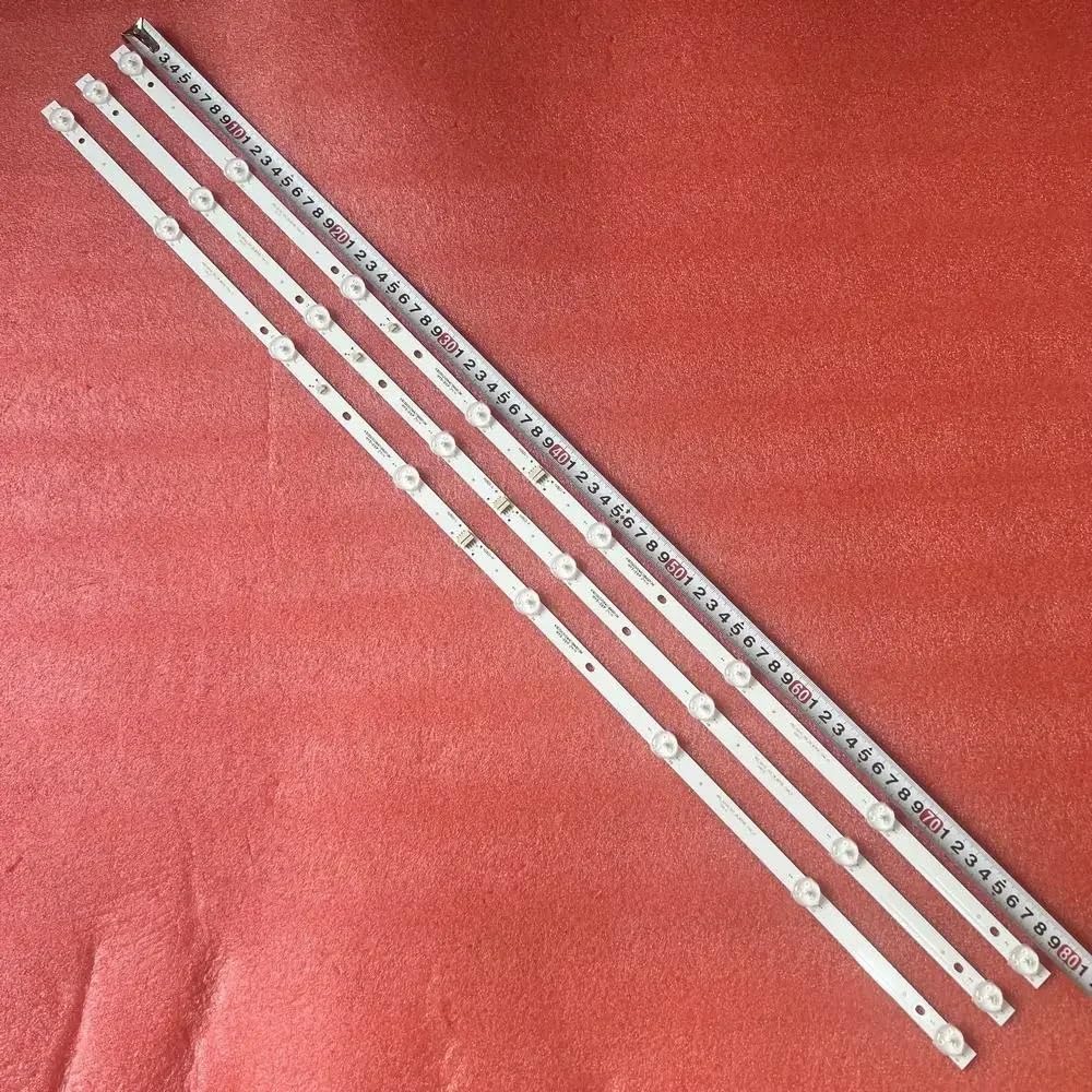Tira Luminosa Tv Tira Retroiluminación LED 8 Para RT4306 RTU4300 RTU4300-E AE0110575 43LE51012D SH-39B/4365 HV430QUB-N1B HRS_SQY43_3X8