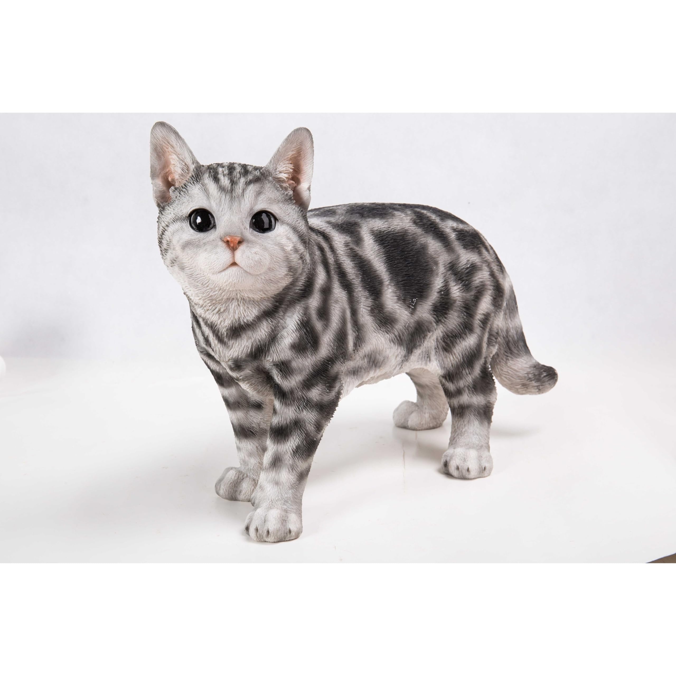HI-LINE Gift Ltd. Statue Katze, stehend, amerikanische Kurzhaar-Katze