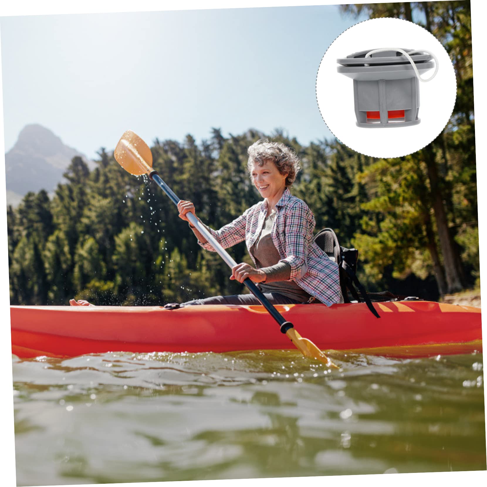 Hemobllo adattatore per pompa ad aria valvola della barca sostituzione inflatable gonfiabile adattatori per valvole gonfiabili adattatore valvole aria Protezione ambientale in pvc