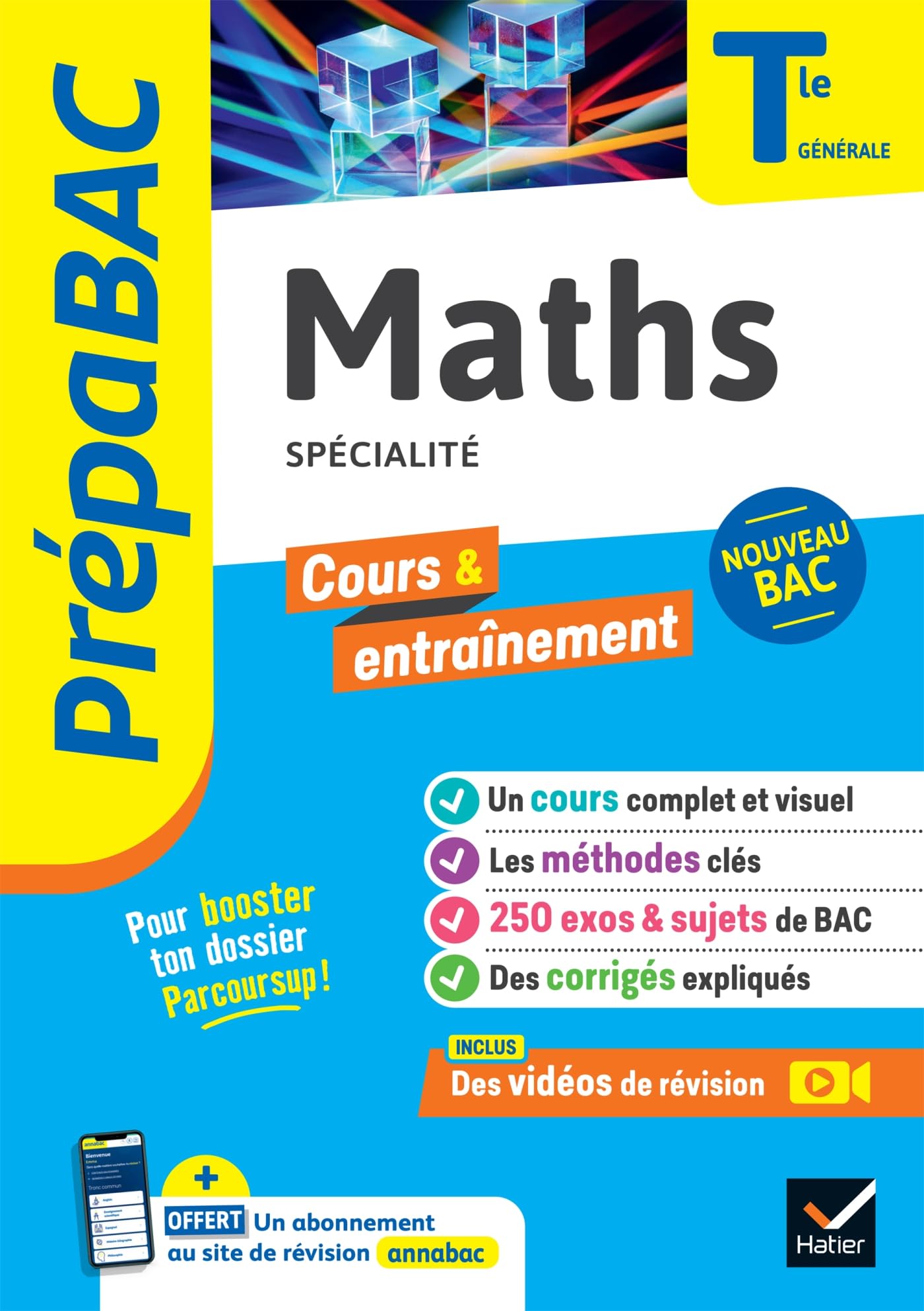 Prépabac - Maths (spécialité) Tle générale - Bac 2026: cours, méthodes & sujets corrigés (programme de Terminale): 3