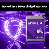 WD Purple Pro 12 To Disque dur Interne de Surveillance HDD, Smart Video, 3.5" - AllFrame Technology, 256MB Cache, 550TB/yr, 7200RPM - 7