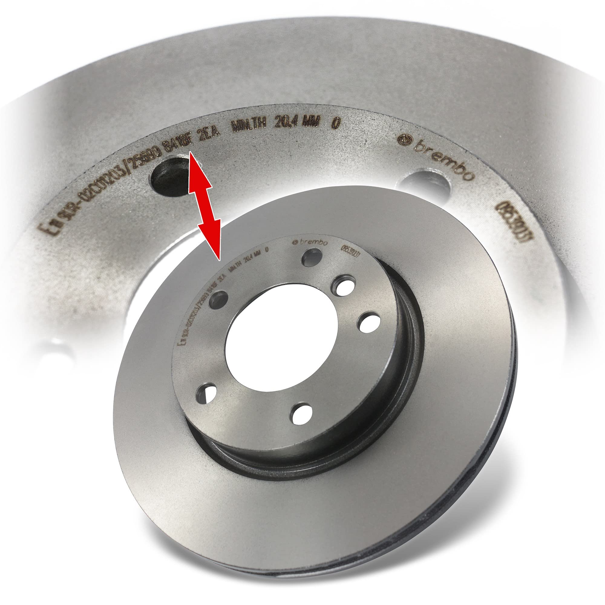 BREMBO Set di freni Coated Disc Line incl. dischi freno anteriori Ø 286 mm ventilati + posteriori Ø 276 mm ventilati + pastiglie freno anteriori e posteriori, compatibili con BMW Serie 3 (E46)