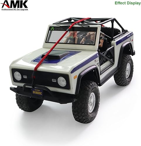 Miniatura 7 de Cuerda elástica de nailon de 4 hebras de 20 pulgadas con gancho de remolque RC de acero a escala 110, accesorios para Crawler Axial SCX10 Wraith