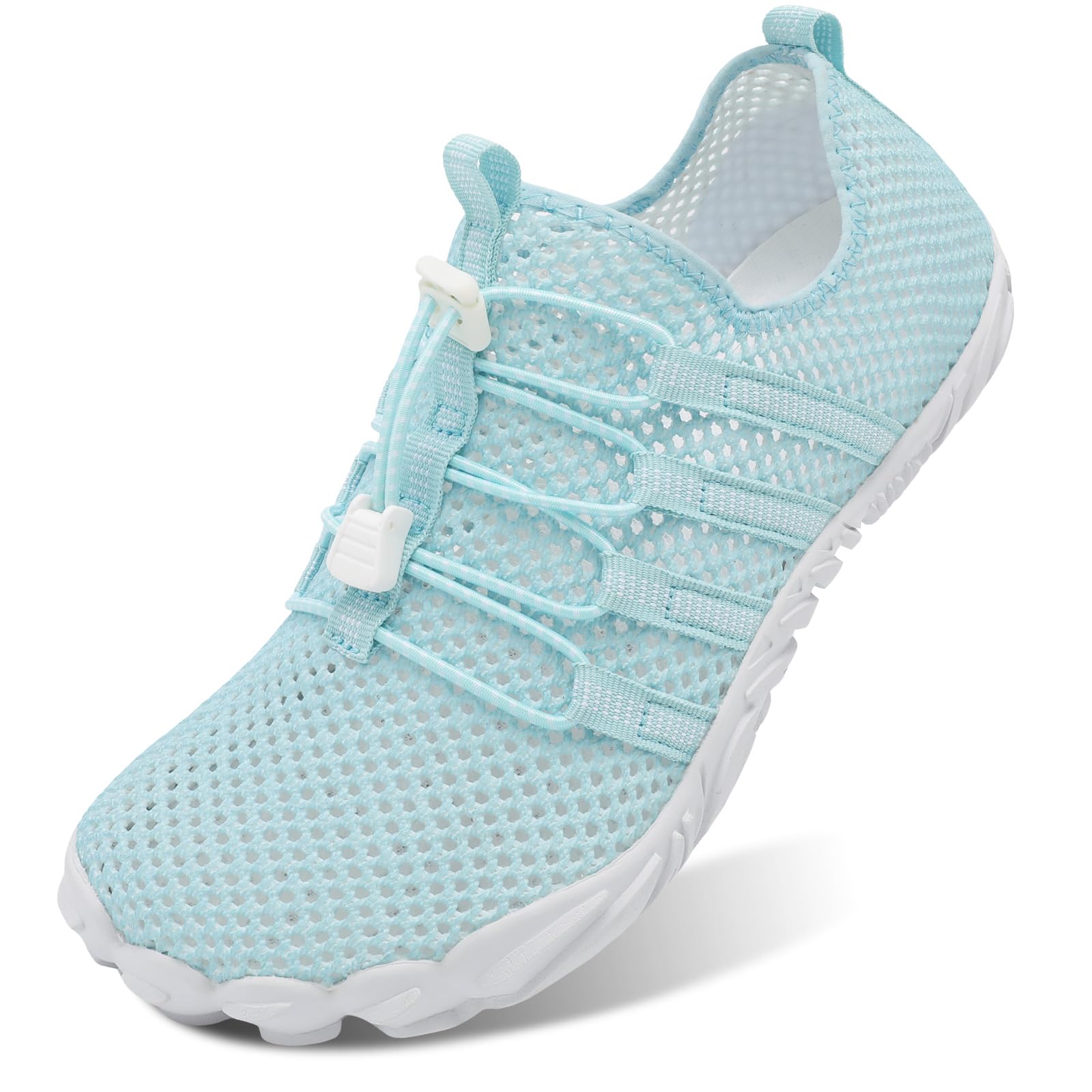 L-RUN Hike Footwear Barefoot Womens Water Sports Shoes for Swimming Surfing Diving Blue M US (Women 6.5, Men 5)=EU37
