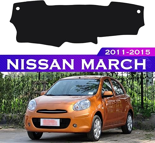 Miniatura 2 de BORATO Cubierta del tablero de instrumentos del coche, para Nissan Micra March K13 2011-2015 Accesorios