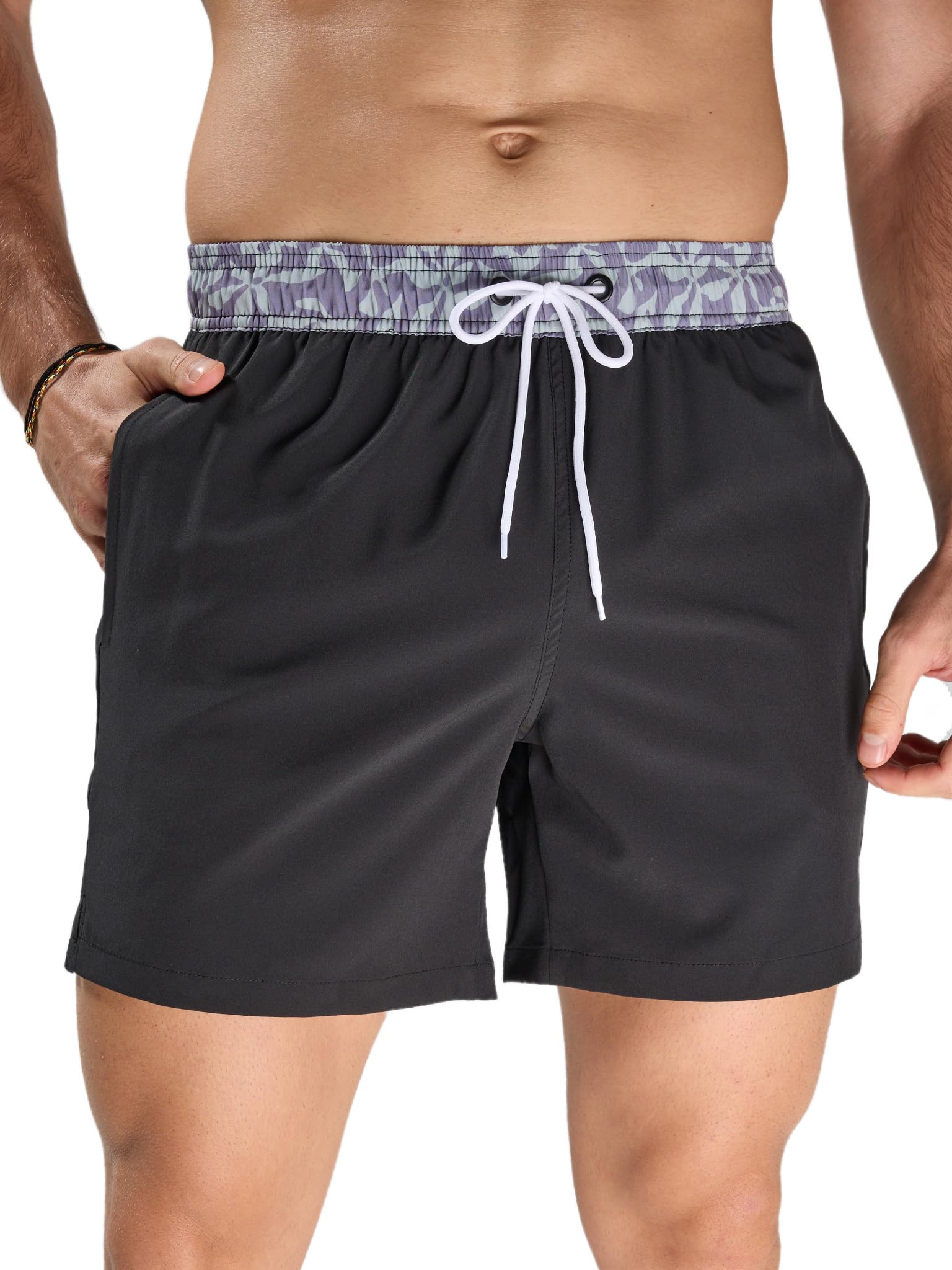 Arcweg Badeshorts Herren Badehose für Männer Schnelltrocknend Atmungsaktiv Elastischer Schwimmhose Kurz mit Meshfutter Für Strandurlaub & Freizeit S-3XL