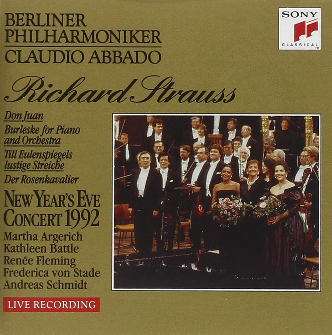 New Years Eve Concert 1992 by Claudio Abbado & Berlin Po Amazon.co.uk
