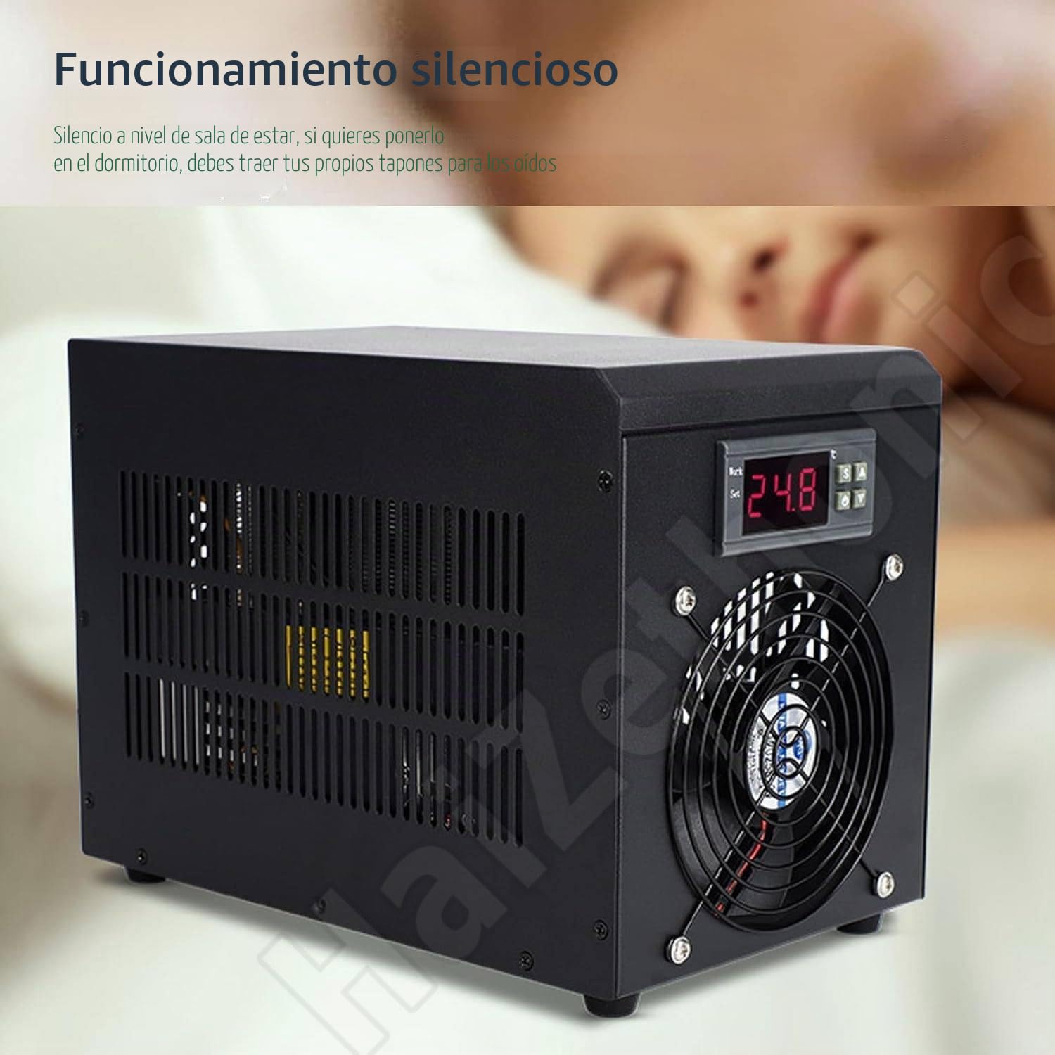 Acuario Enfriador Agua Comercial,Hidropónico Inteligente para Acuario,Enfriador Enfriador Agua Acuario 180w,Máquina Enfriamiento Agua Acuario con Bomba,Tubo 2 M 60L
