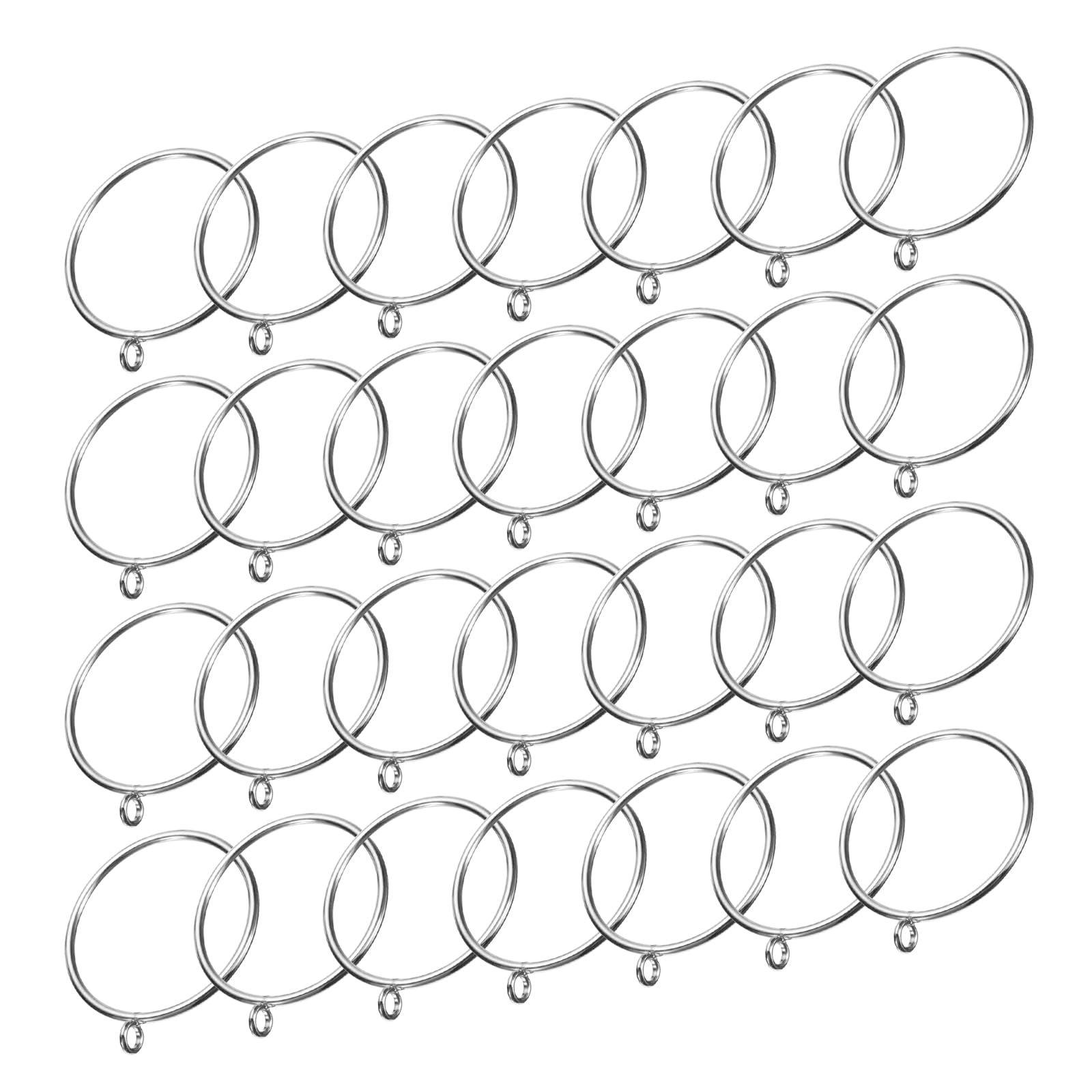 Anillos de metal para barra de cortina gruesa de 63mm soluciona atascos en cortinajes pesados