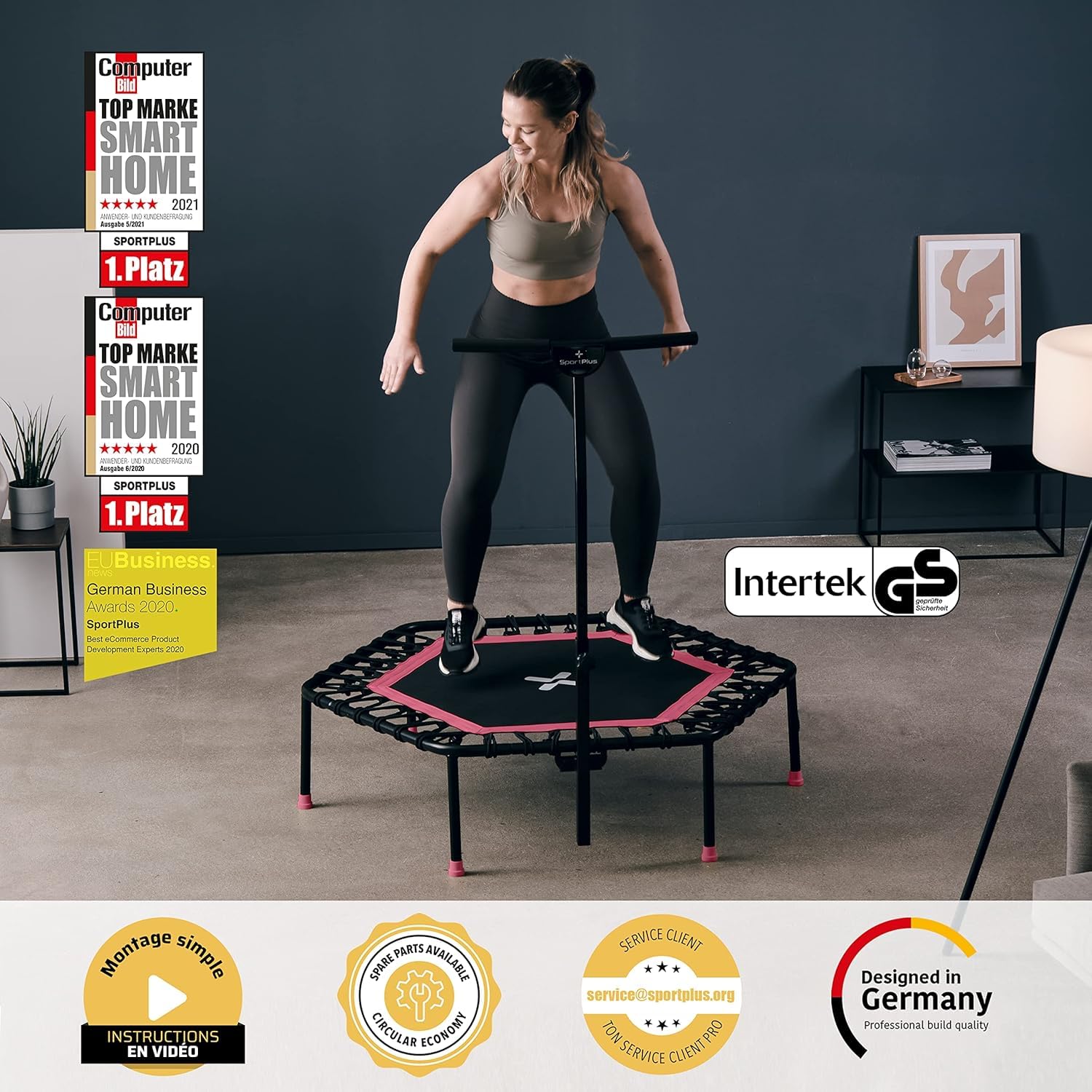 Sportplus - Trampoline de Fitness/Gymnastique