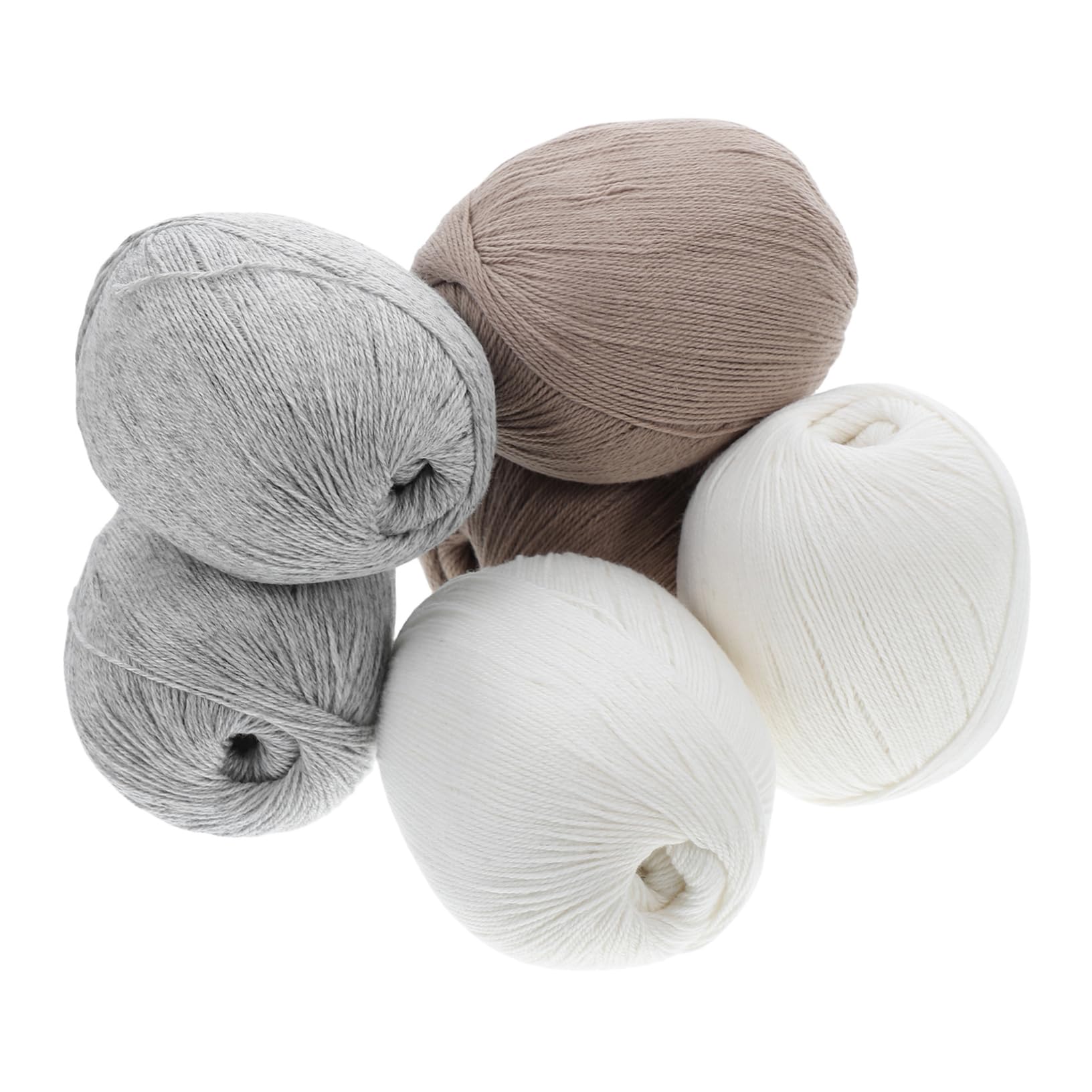 jojofuny Gomitoli di Lana Cashmere Intrecciata Mano Filato per Maglieria e Uncinetto Adatto Sciarpe Cappelli Maglioni e Altri Progetti Creativi