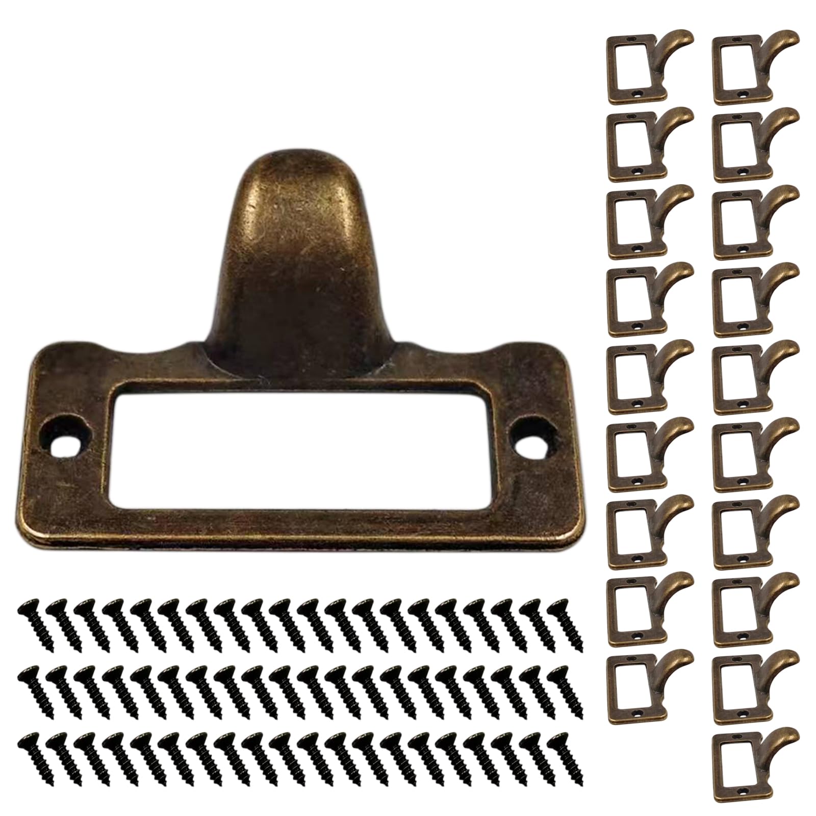 20PCS Drawer Pulls Card Catalog Drawer Pulls Card Holder