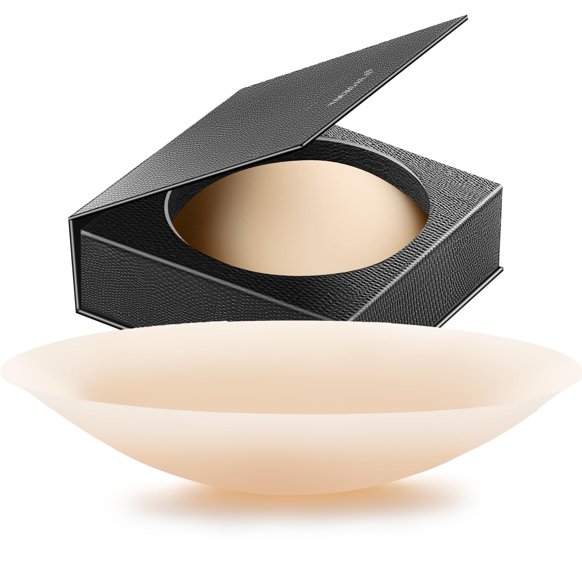 VOCH GALA Nipple Covers for Women with Reliable Stickiness, Invisible Seamless Pasties, Reusable with Portable Storage Box