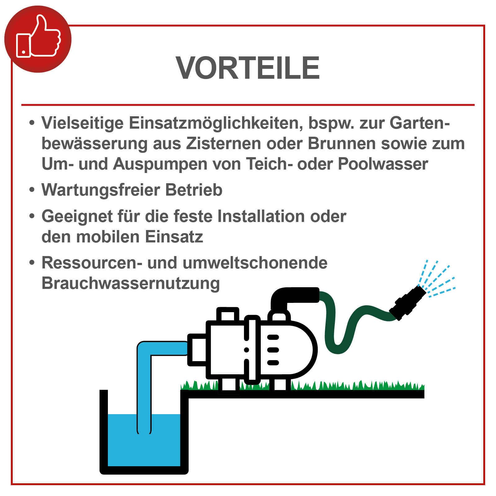 Pompa acqua Scheppach 1100 W