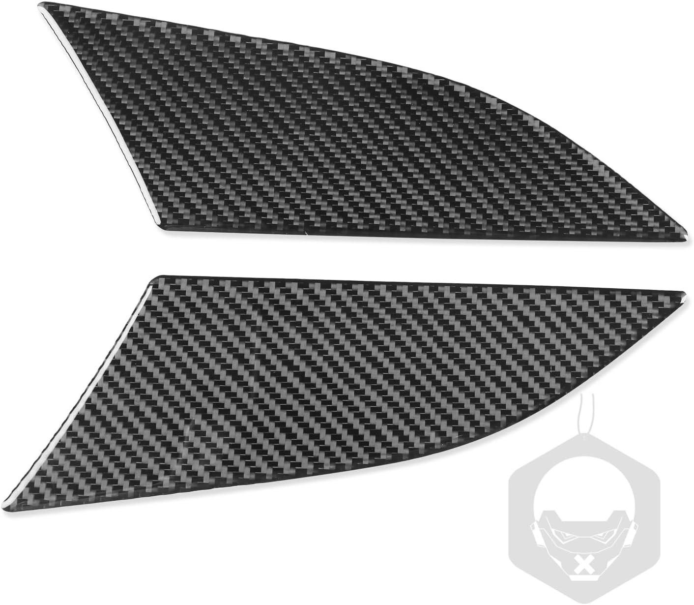 Real Quality Carbon Fiber Trim Car Door Panel Sticker Decal Compatible with Lexus NX 250 350 350h 450h+ 2022-2026 2023 2024 2025 Interior Accessories Sticker Decor 2pcs Black