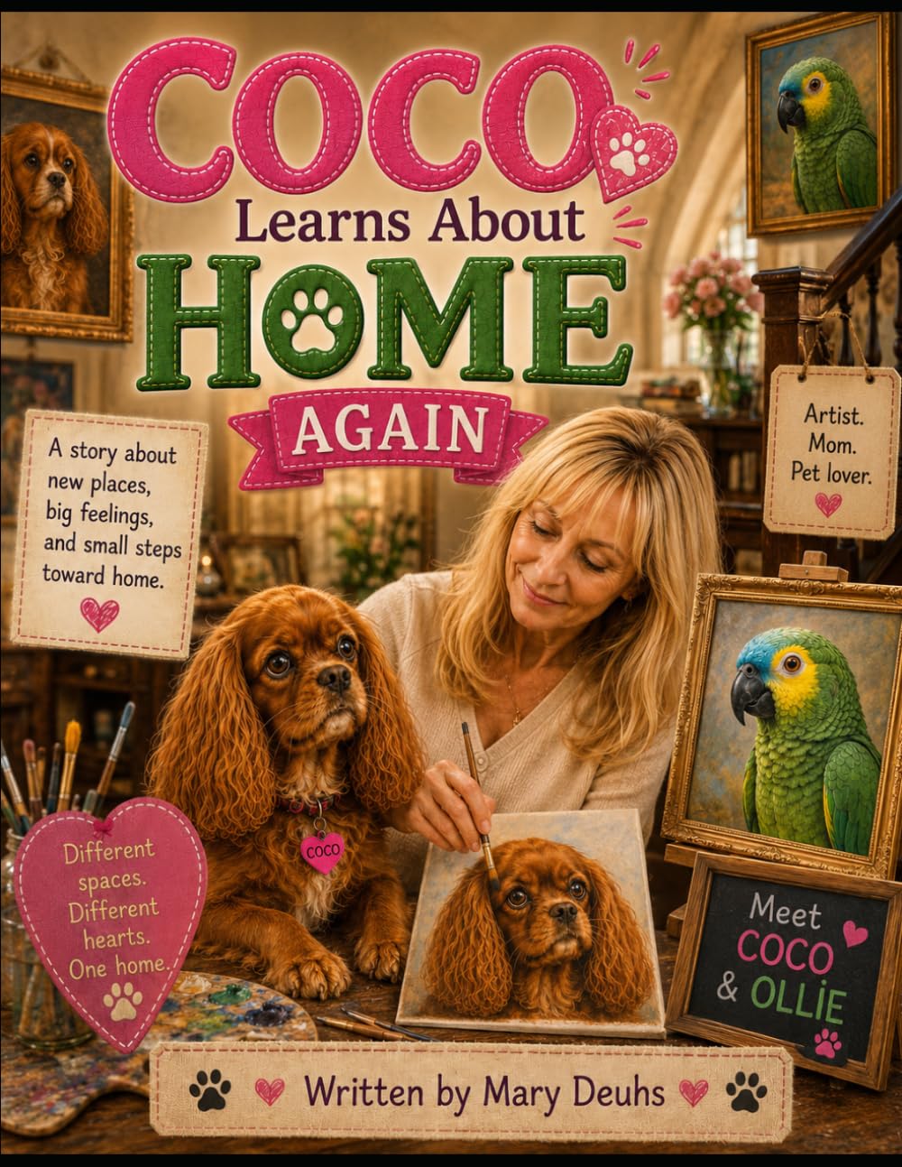 Coco Learns About Home Again: A Rescue Dog’s Journey to Love and Belonging