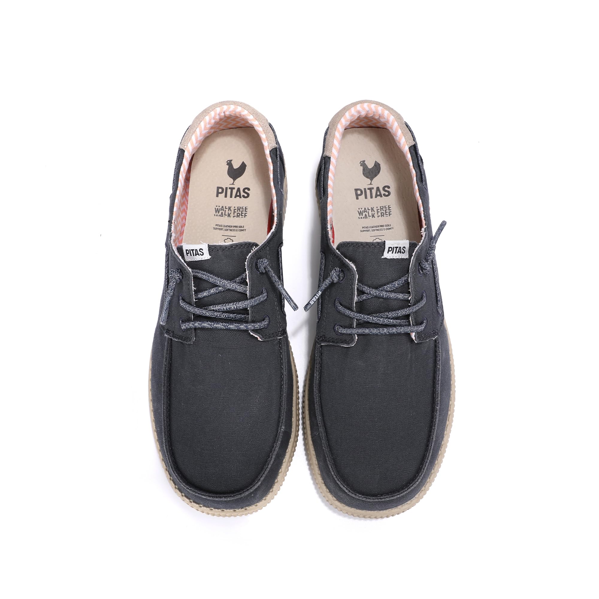 PITAS WP150 Mocasines de Hombre Náuticos Casual Zapatos sin Cordones