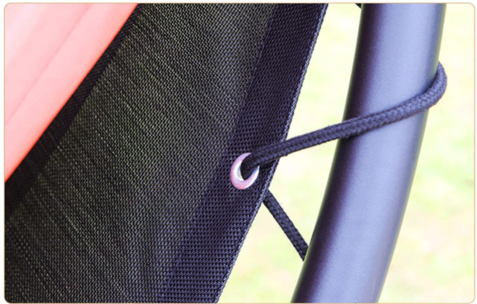 Chaise hamac avec Support, balançoire de terrasse extérieure, Chaise Longue Suspendue avec Support, Chaise pivotante, Protection UV Parasol, Forme Ergonomique, Fauteuil Suspendu (4)