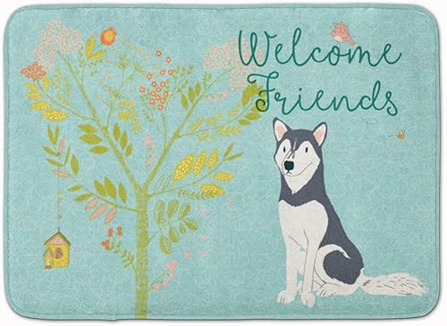 Caroline's Treasures BB7594RUG - Tapete de espuma viscoelástica lavable a máquina, tapete de baño antideslizante, duradero, grueso, lavable a