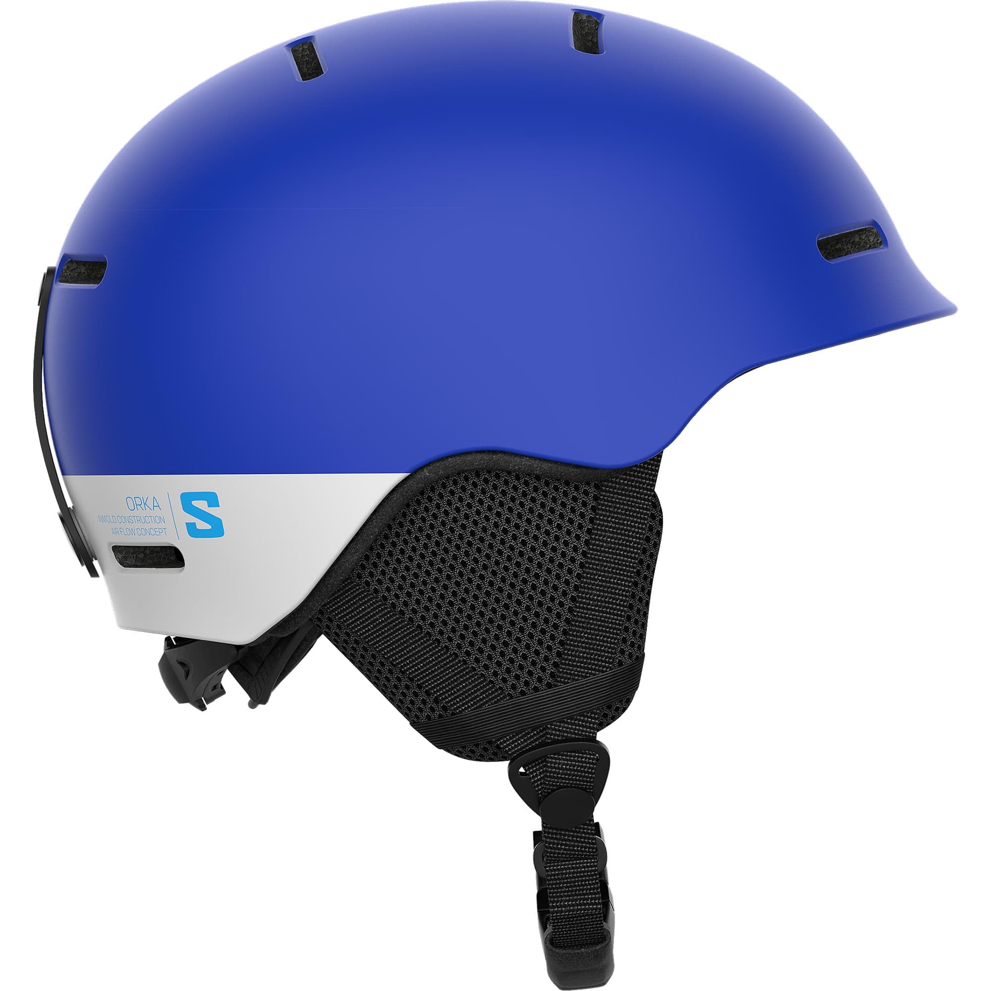 Salomon Orka Casque de Ski pour Enfant, Idéal pour Le Ski et Le Snowboard, Bleu, KS 4953