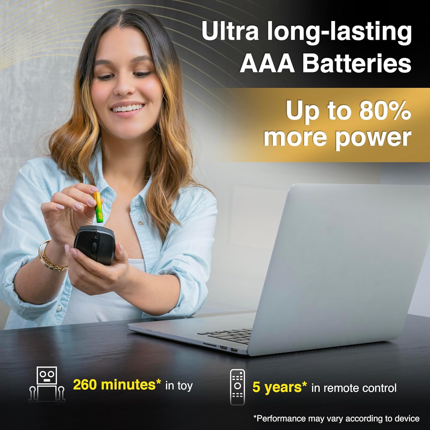 GP 24AU-U2 Ultra bateria alkaliczna AAA/LR03 (1,5 V, opakowanie 2 szt.) blister