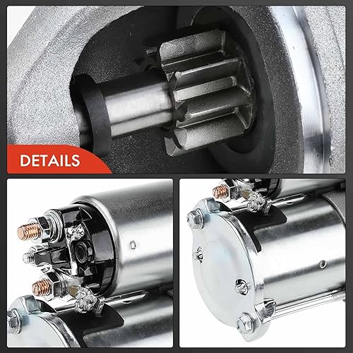 Miniatura 7 de A-Premium Motor de arranque compatible con Chevrolet Aveo 2010 2011 2012, Aveo5 2010-2011 L4 1.6L y Pontiac G3 2010, L4 1.6L, 12V 1.2KW 9 dientes en