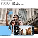 YATWIN Silicone Back Case for iPhone 16e, Soft-Touch Phone Back Cover for Apple iPhone 16e - Sky Blue gallery image