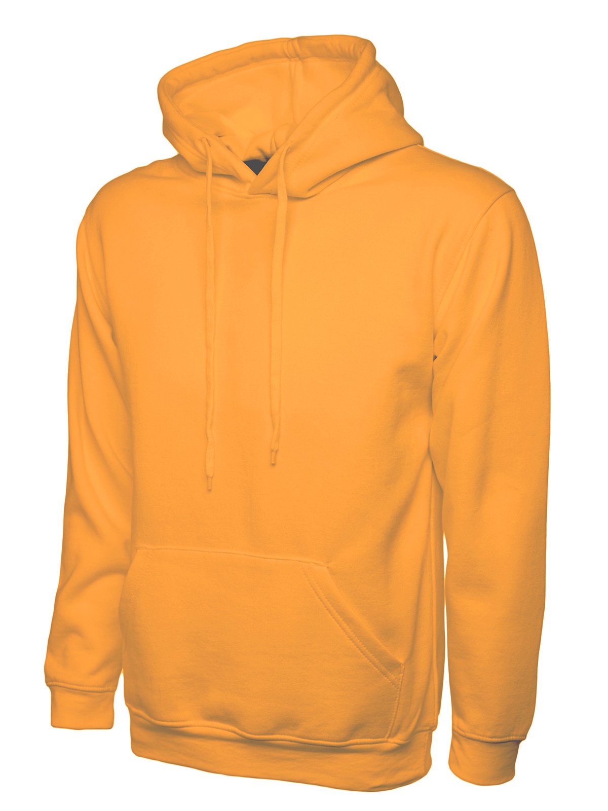 Uneek UC509 Deluxe Hooded Sweatshirt, Orange, Small