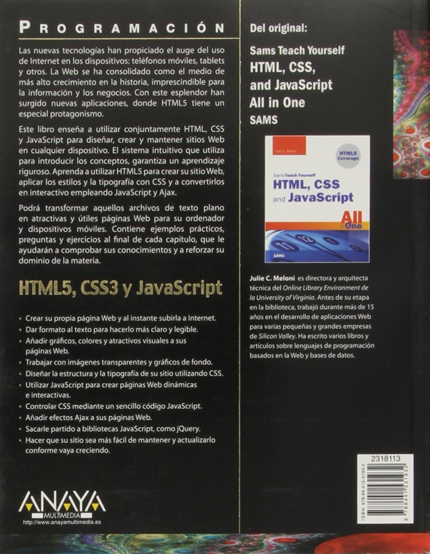 HTML5, CSS3 y JavaScript (Programación)