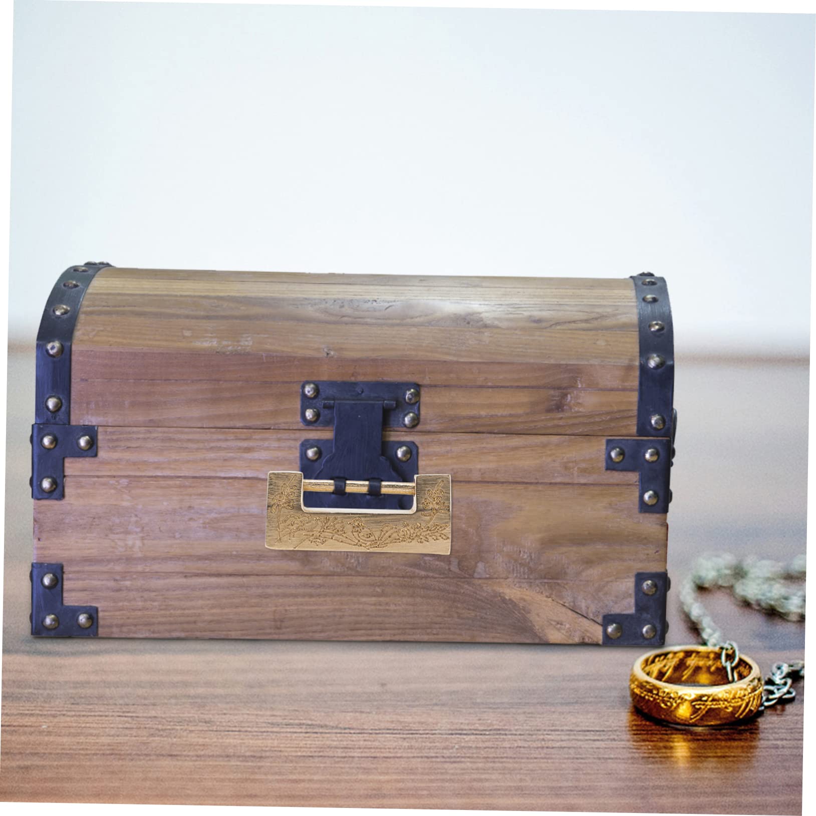 HOMSFOU 4sätze Antike Handgefertigte Vorhängeschlösser Für Schmuckkästchen Dekorative Mit Retro-design Für Kosmetik Und Aufbewahrungsboxen