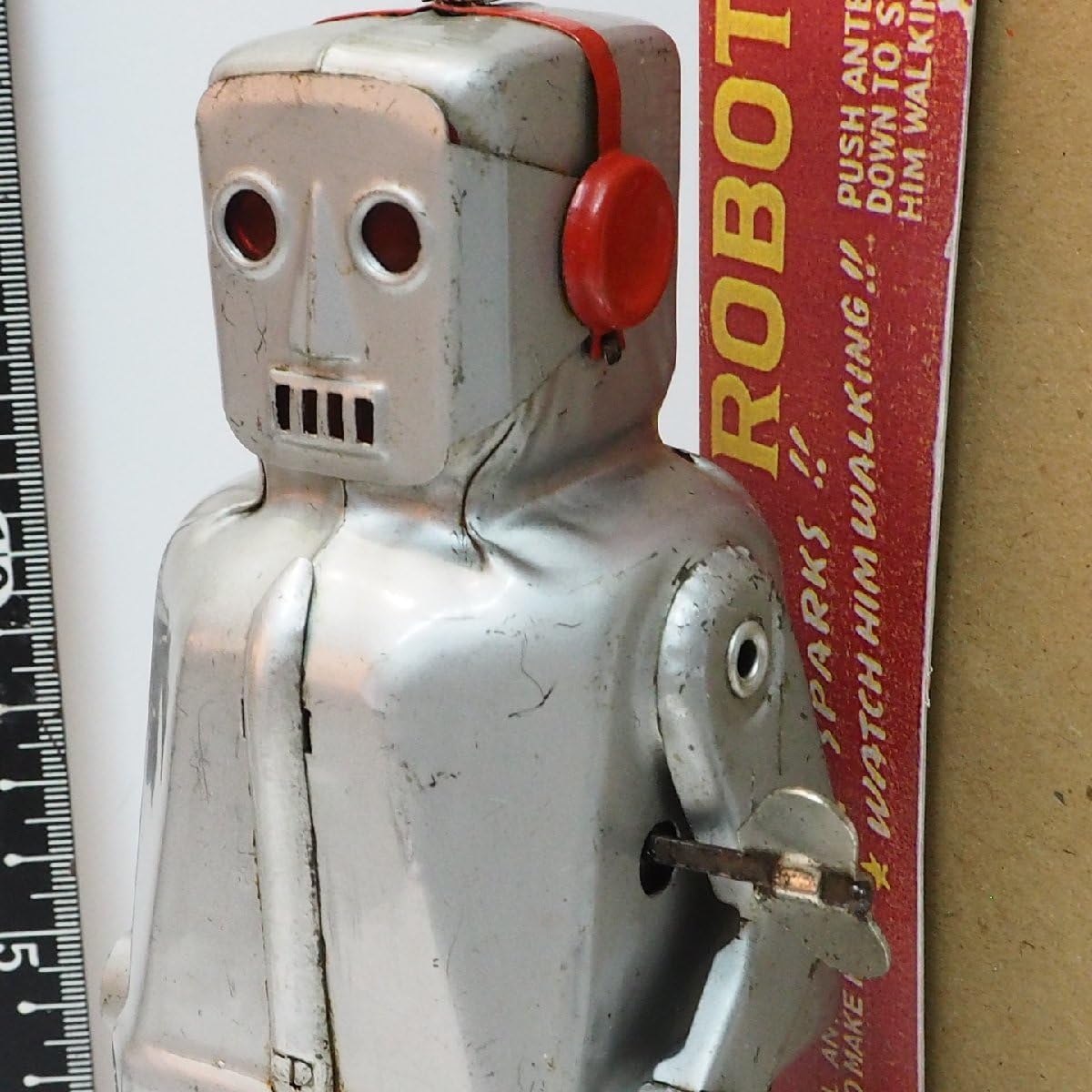 Amazon.co.jp: KO【SPARKY ROBOT スパーキーロボット ゼンマイ歩行 