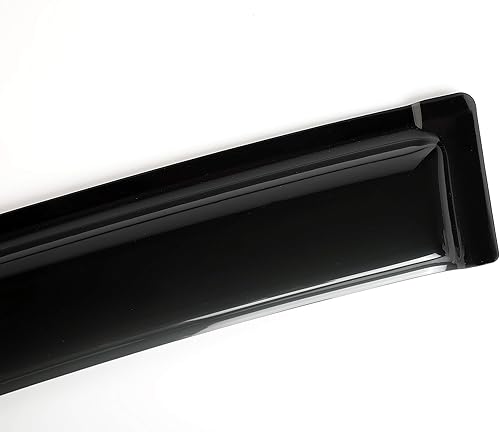 Miniatura 7 de Deflector de viento para ventana lateral, juego de 4 protectores de lluvia con cinta de canal, visera de ventana para Nissan 2009-2013 Rogue &